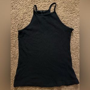 Black and pink tank tops